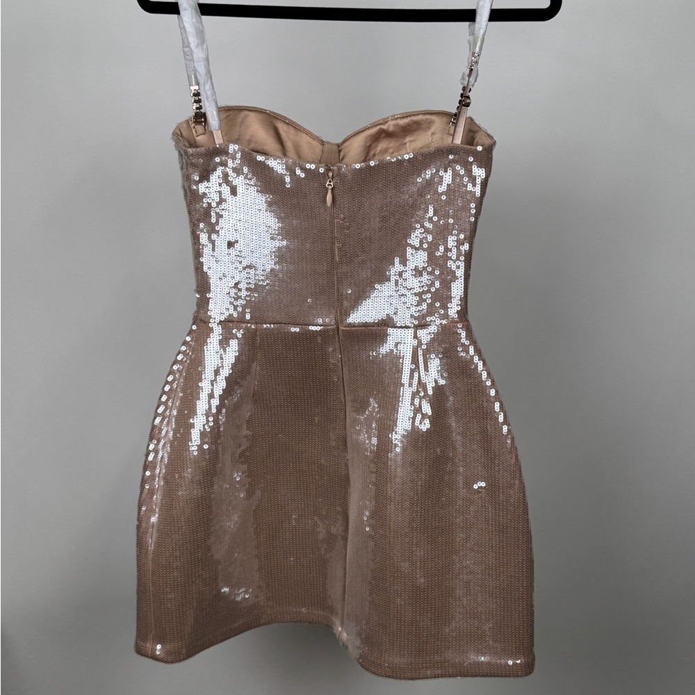 NADINE MERABI Leyton Champagne Dress - Picture 5 of 6